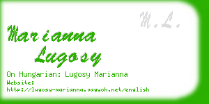 marianna lugosy business card